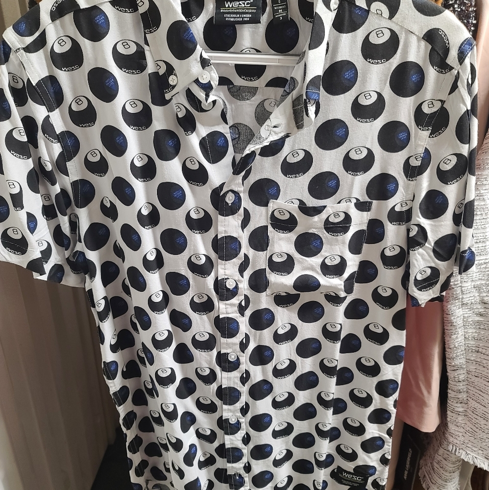WESC Magic 8 Ball Button Down Shirt